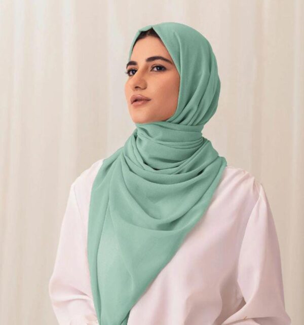 Seafoam Green Chiffon Hijab