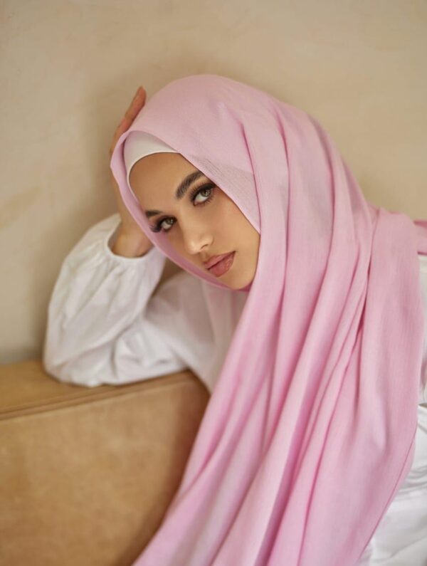 Baby Pink Chiffon Hijab