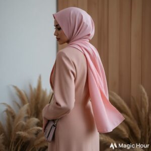 Rose Pink Chiffon Hijab