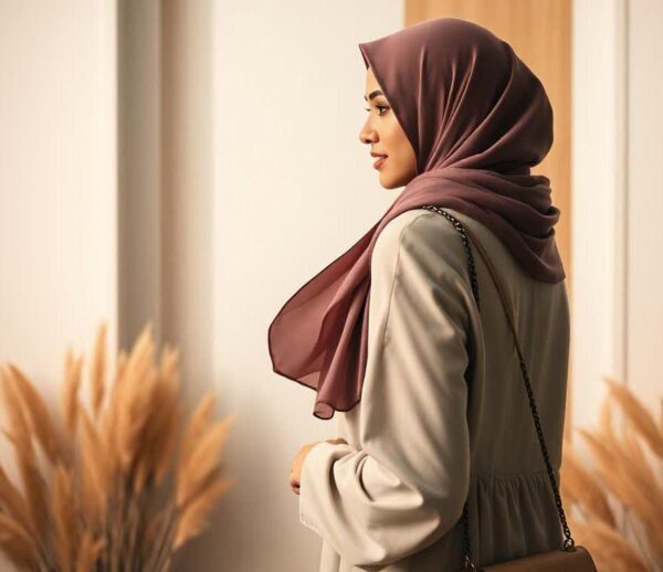 Dark Chocolate Brown Chiffon Hijab